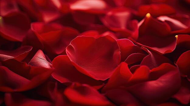 Softly stacked red petals create an elegant background with rich color and inviting texture photo
