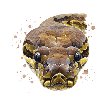 bola Pitão serpente fechar-se réptil imagem em transparente fundo png
