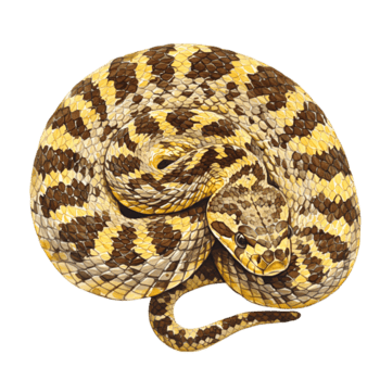 Gopher serpente imagem detalhado escala padronizar réptil em transparente fundo png