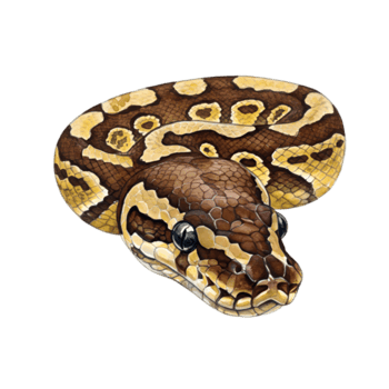 bola Pitão serpente imagem réptil em transparente fundo png