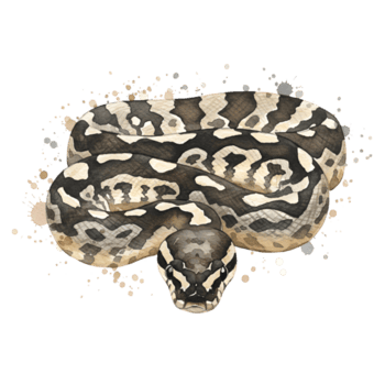 bola Pitão serpente imagem, animal réptil foto em transparente fundo png