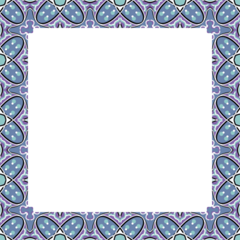 elegante decorativo quadro, Armação com recorrente floral fronteira png