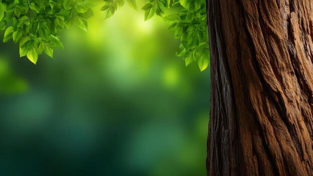 Bird populations face crisis as natural habitats shrink and environmental changes threaten their survival in lush green forests with textured tree bark and vibrant leaves photo
