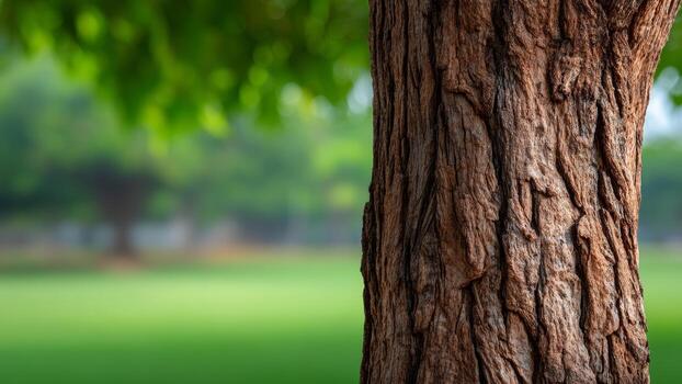 Tree bark texture close up with blurred green background showing nature face where bird populations face crisis due to habitat loss and environmental changes impacting survival photo
