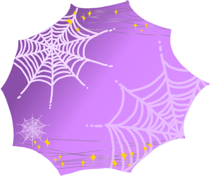 roxa apresentação fundo. mão desenhado ilustração do uma aranha rede. png