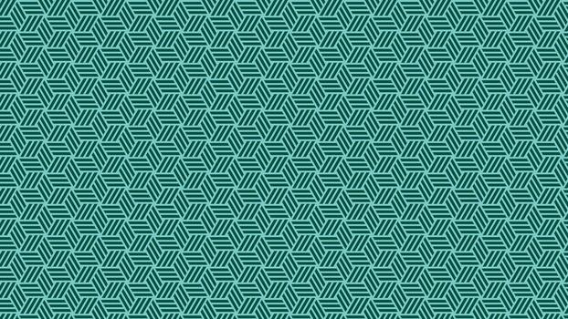 Abstract geometric hexagon background with turquoise line patterns, ideal for modern design, digital projects, technology themes, business graphics, and creative artworks. vector