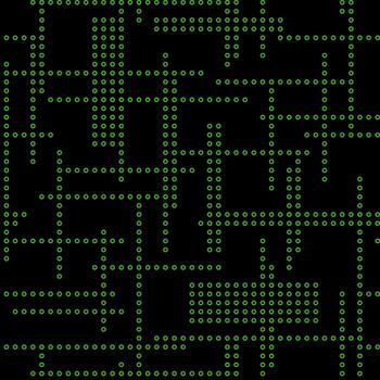 Abstract dotted seamless pattern for technology microcircuit background vector