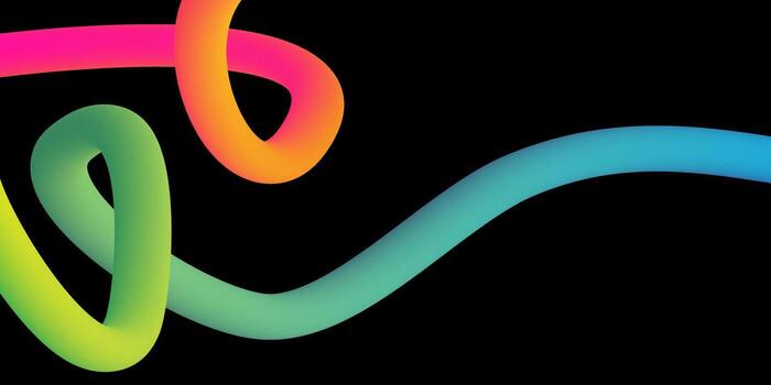 bstract background featuring flowing red and green curved lines over a smooth orange gradient, ideal for modern, stylish, and creative design projects. vector