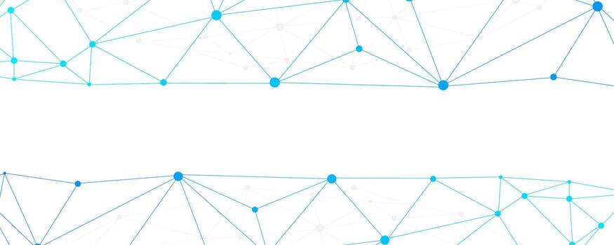 digital tecnología malla antecedentes con azul puntos y líneas vector