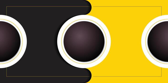 moderno creativo resumen geométrico forma bandera antecedentes con circulo elemento vector