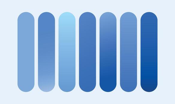 degradado paquete cuadrado color paleta vector