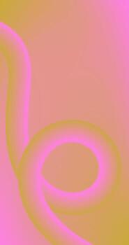 Abstract Copy Space background with Curve Fluid lines in pink and yellow Gradient vector