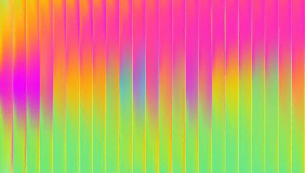 Y2K neon glass gradient background with abstract color and neon blur texture. graphic poster with vibrant hologram prism glow. Ribbed fluted effect enhances futuristic flair. vector