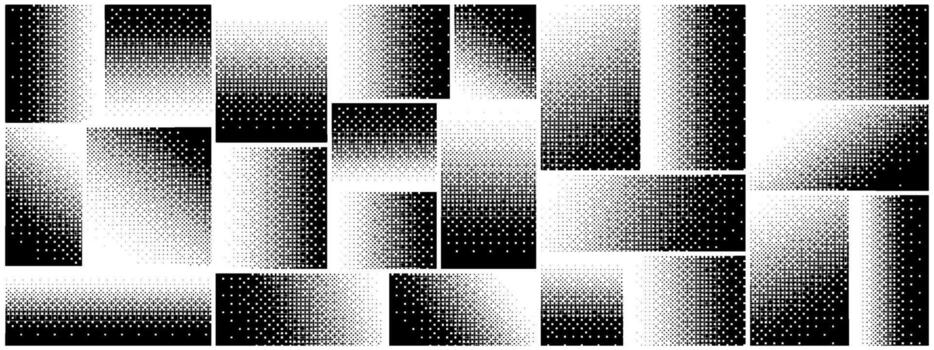 Pixel dissolve mosaic fade pattern with dot texture and digital art effects. Abstract geometric grid transformation for techno backgrounds or web compositions. Gradient data fragments fractured cube. vector