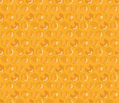 Fresh Honeycomb Flat Design Background Pattern vector