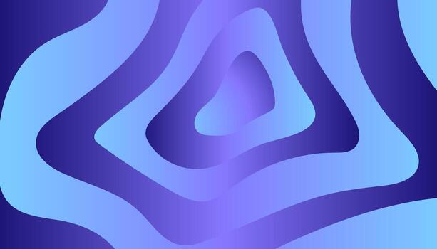 Blue waves abstract background design vector
