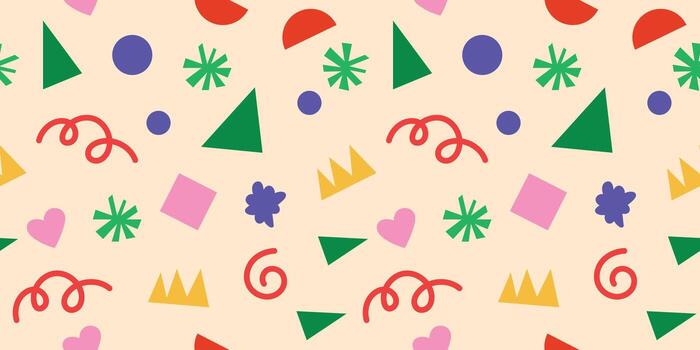 diseño antecedentes geométrico forma divertido fiesta vector