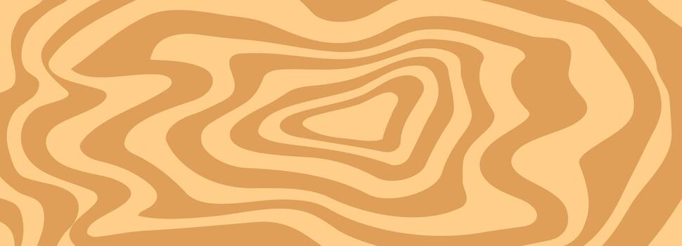 Brown abstract peanut butter drizzle background with organic wavy lines and fluid shapes. Perfect for packaging, textiles, and digital design projects. Stock illustration in abstract style. vector