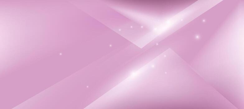 Abstract Pink Gradient Background with Geometric Shapes and Light Effects vector