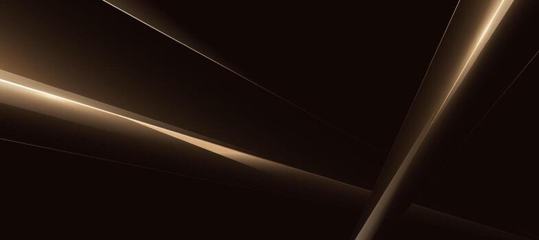 Modern abstract luxury banner. Abstract gold and black polygon elegant background for branding presentation or product ads bg vector