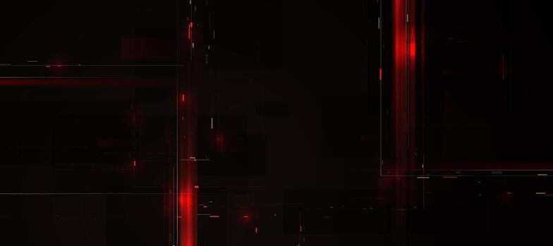 Cyber Security Glitch Background with Digital Data Flow vector