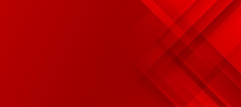 Elegant Red Abstract Banner with Geometric Layers and Modern Design vector