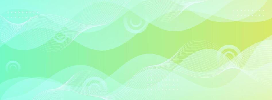 moderno verde degradado olas antecedentes con suave fluido movimiento, suave resumen diseño. vector