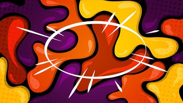 Graffiti pop art background on the wall abstract colorful pattern wallpaper art Abstract Hand Drawing Paint Camouflage Brush and halftone Background vector