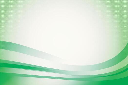 Green gradient background shape with white space and geometry wave vector