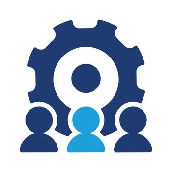 equipo trabajo icono diseño bueno para web o móvil aplicación vector