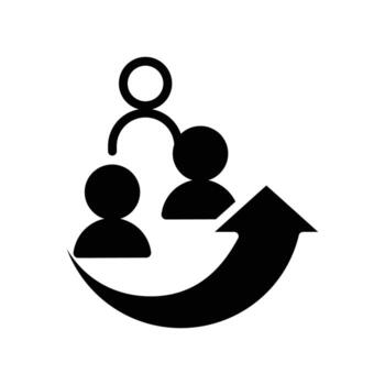 equipo mejora símbolo sólido icono diseño bueno para web o móvil aplicación vector