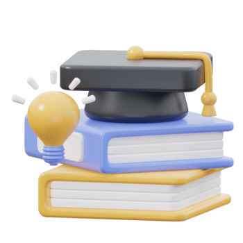 graduação 3d ícone ilustração png