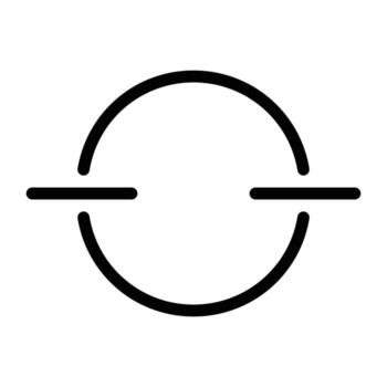 Linear Icons of Camera Viewfinders. A minimalist linear icon resembling a camera viewfinder. vector