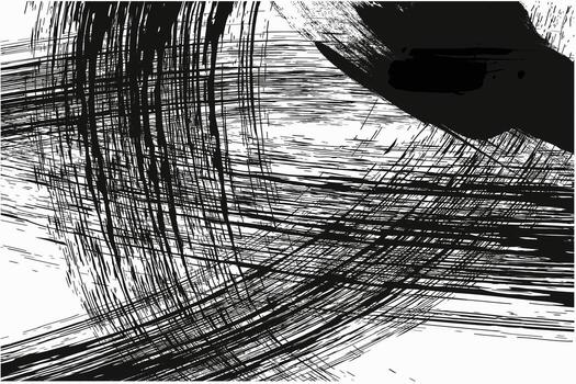 Dirty grunge design element, box or background for text. Grungy smears and rough stains. Hand drawn ink illustration isolated on white vector