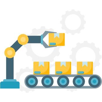 ai automation process vector
