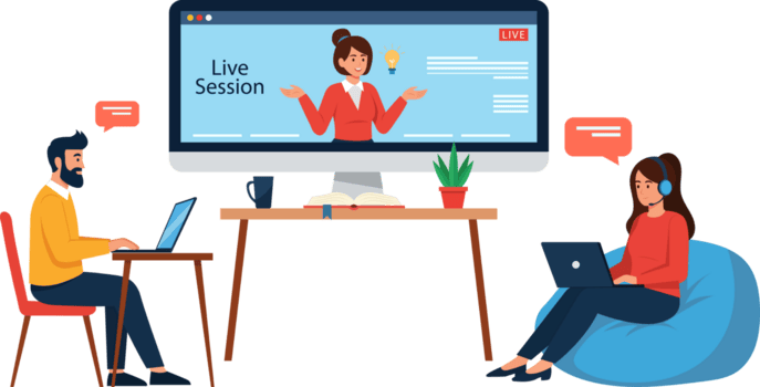 ai motorizzato formazione scolastica futuro di digitale apprendimento. moderno formazione scolastica con ai tecnologia mostrando Come digitale utensili per insegnamento apprendimento creatività e innovazione per scuole collegi png