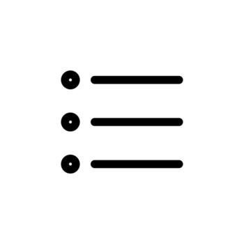 Menu Icon Line Style for App UI and UX Navigation vector