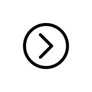 Forward Icon Line Style for UI and Mobile App vector