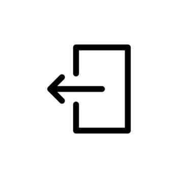 Close Icon Line Style for Website and App User Interface vector