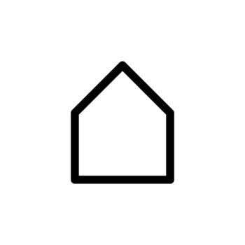 Home Icon Line Design for App UI and UX vector