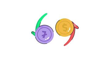 nehmen ein aussehen beim kreativ animiert Symbol von Zusammenarbeit, Zusammenarbeit, Integration, Koordinierung video