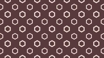 hexágono padrão de fundo video
