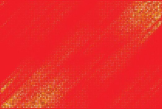 Luxury elegant background with shiny gold circle element and dots particle on dark black metal surface. Business presentation layout vector