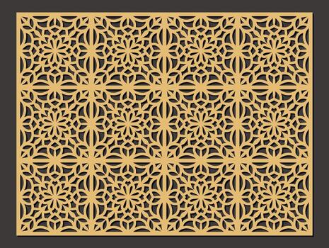 decorativo calado plantilla para papercraft proyectos vector