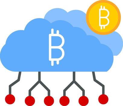 Cloud Mining Platform vector