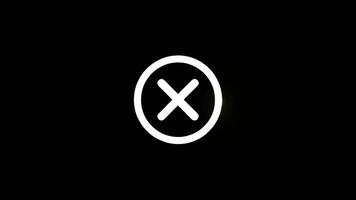 animado incorreta e Carregando símbolos aparecendo em Preto fundo video