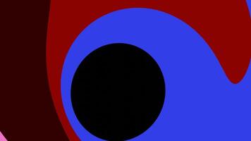 ipnotizzante futuristico luminosa colorato infinito looping modello di volante cerchi video