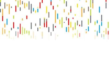 Colorful Animated Background of Rain with Vertical Lines and Bright Patterns video