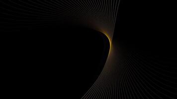 liscio curva con ondulazione effetto su buio sfondo per creativo animazione progetti video