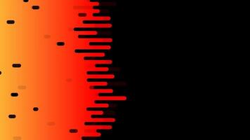 vibrerande abstrakt animering med lutning bakgrund och geometrisk former i rörelse video